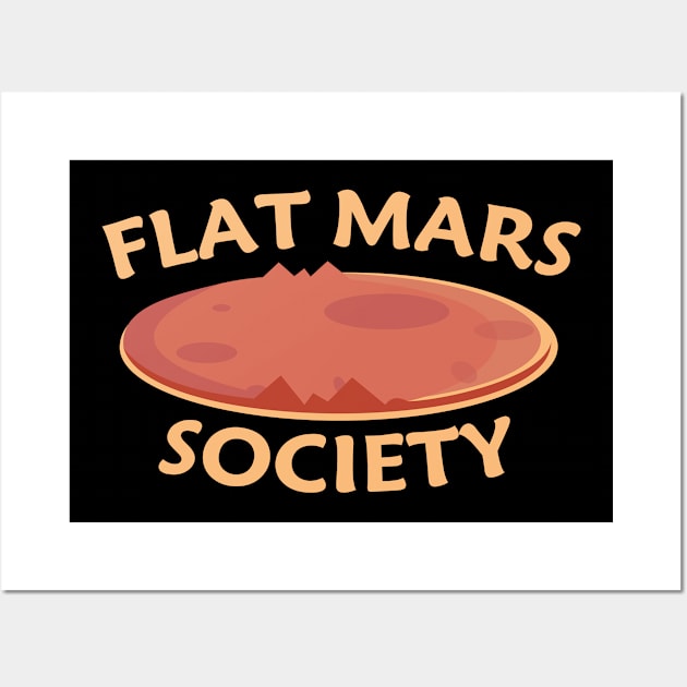 Flat Mars Society Wall Art by unique_design76